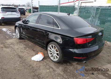 2015 Audi A3 2.0T Premium z USA, uszkodzony, nr VIN WAUEFGFF0F1043326